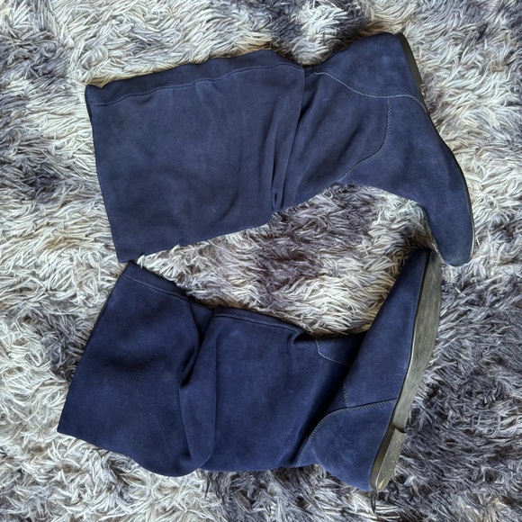 RARE Steve Madden Navy Blue TIANNA Boots - Picture 4 of 4